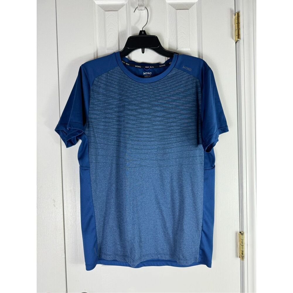 Skora Mens Qwick Dry Mesh Performance Running T Shirt Size L